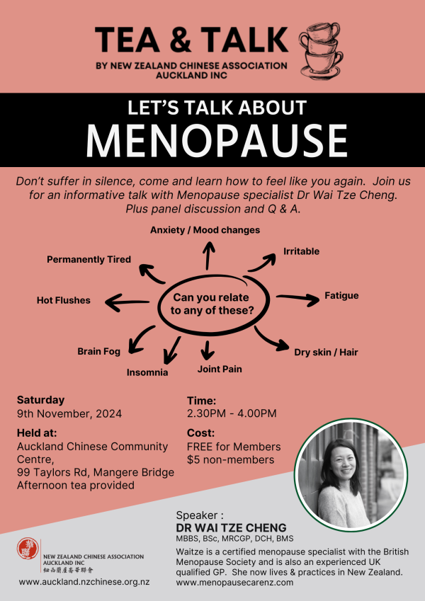 A4 Menopause Flyer